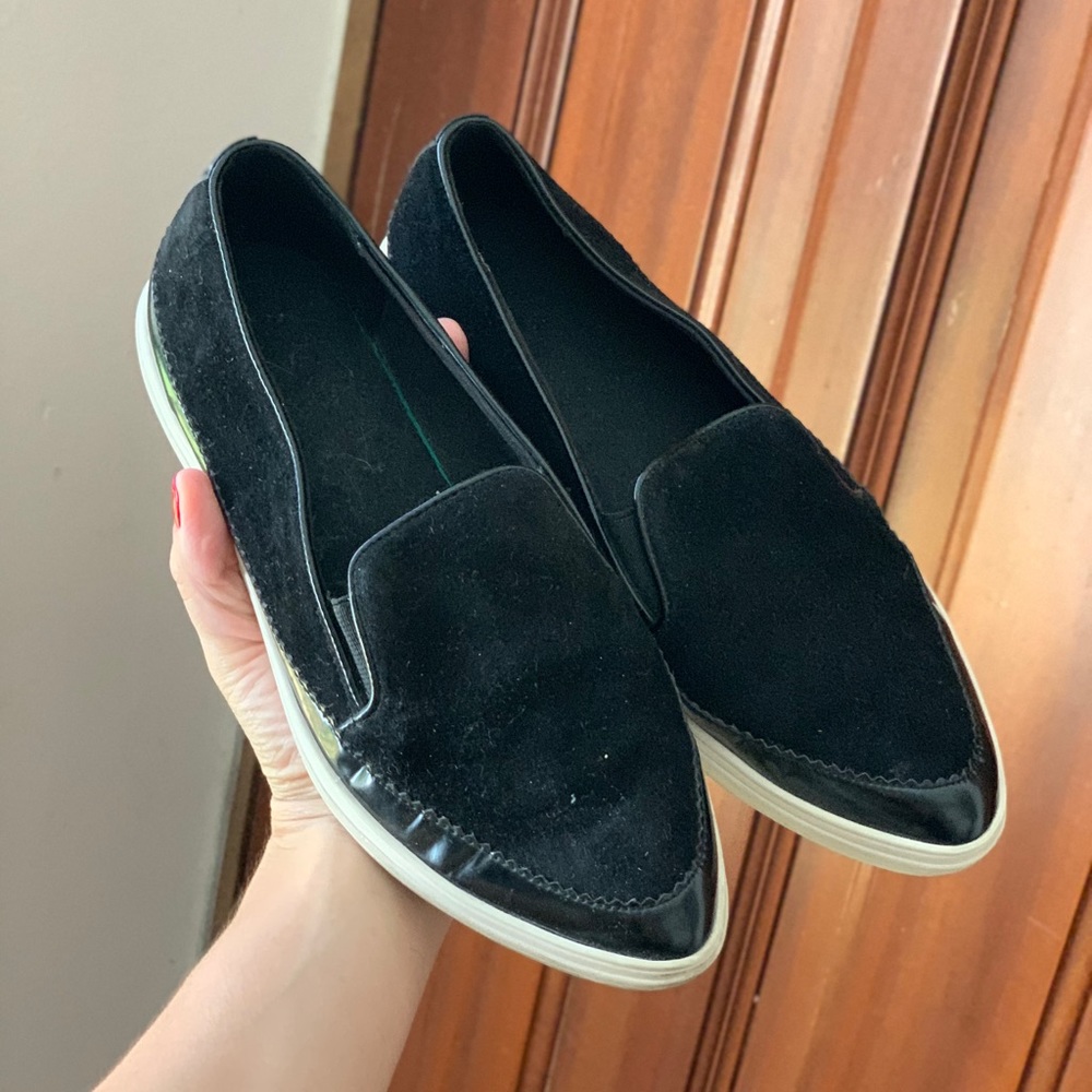 Nine West Black Loafers